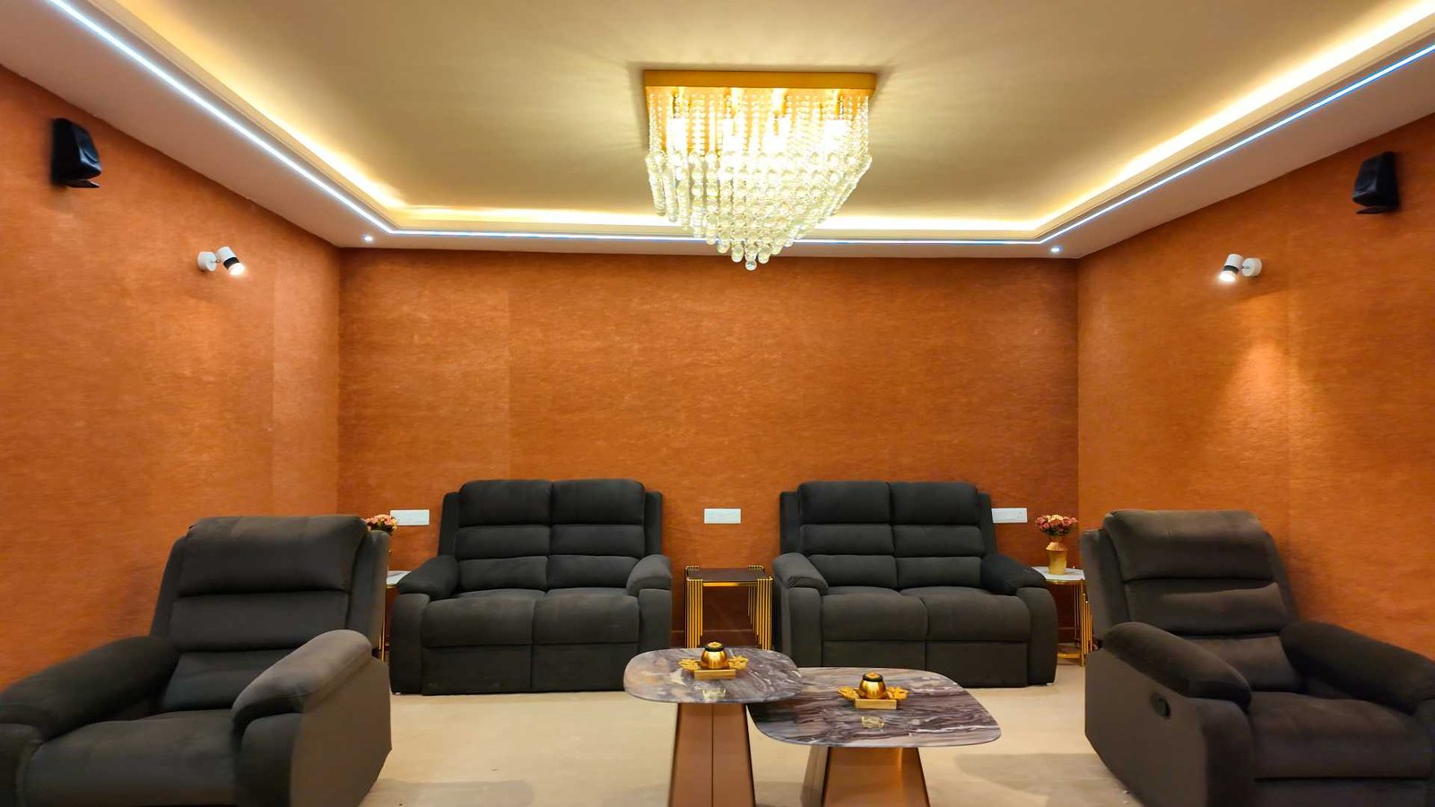 Recliner Sofa in Theater